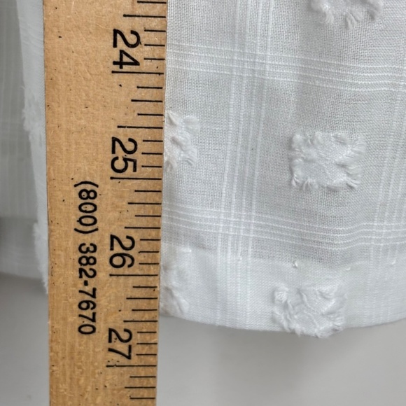 VTG 90s Sears Winnie the Pooh Dress 7 White Lace Short Sleeve Cottage Frilly - Picture 5 of 7